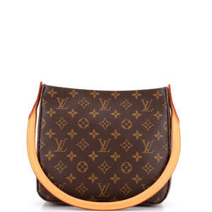 Louis Vuitton Looping Handbag Canvas Mm #253330L10B